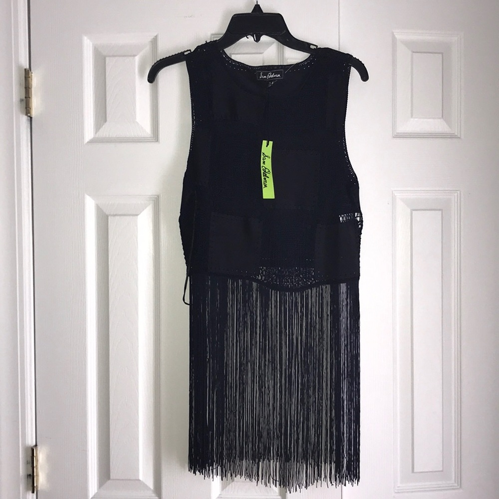 BRAND NEW Sam Edelman Bohemian Rhapsody fringe top